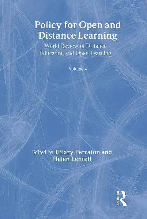 Cover of Policy for Open and Distance Learning