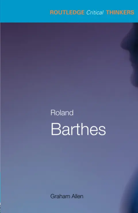 Cover of Roland Barthes