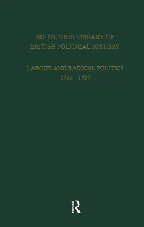 Cover of Routledge Library of British Political History