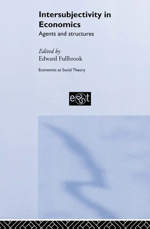Cover of Intersubjectivity in Economics