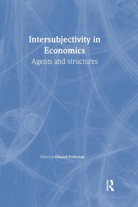 Cover of Intersubjectivity in Economics