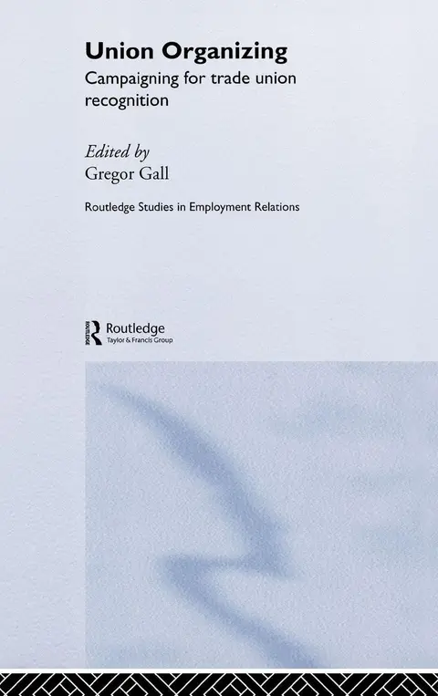 Cover of Union Organizing
