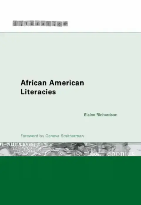 Cover of African American Literacies