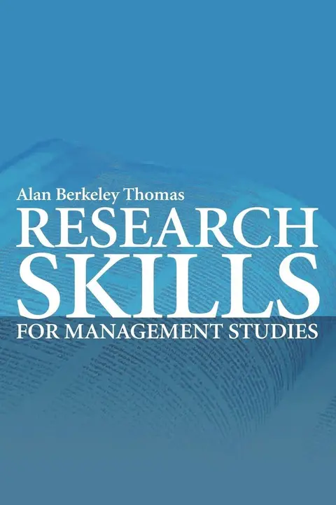Cover of Research Skills for Management Studies