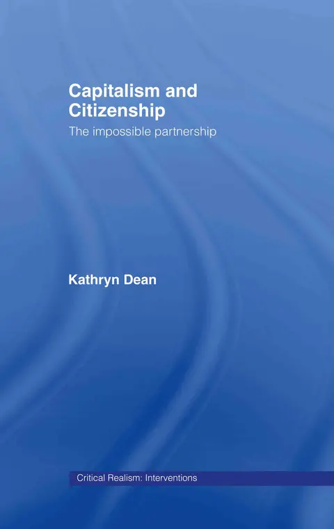 Cover of Capitalism and Citizenship