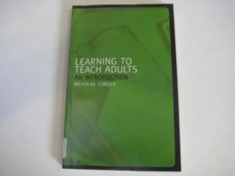 Cover of Learning to Teach Adults