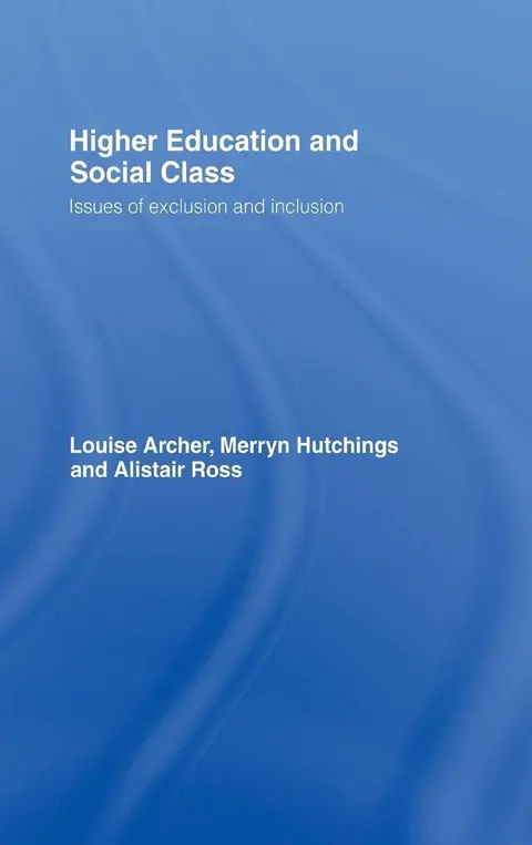 Cover of Higher Education and Social Class