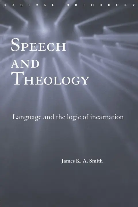 Cover of Speech and Theology