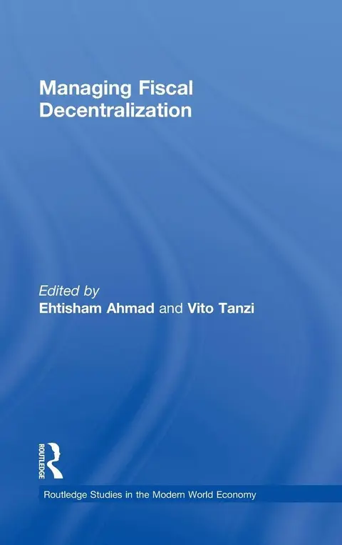 Cover of Managing Fiscal Decentralization