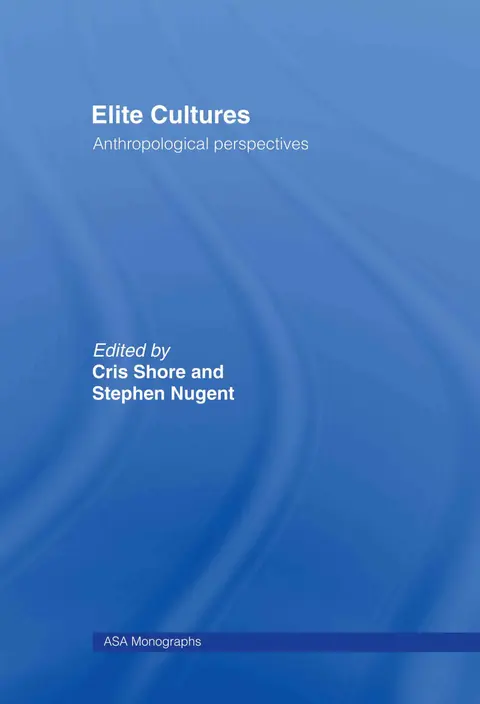 Cover of Elite Cultures