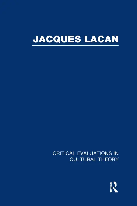 Cover of Jacques Lacan
