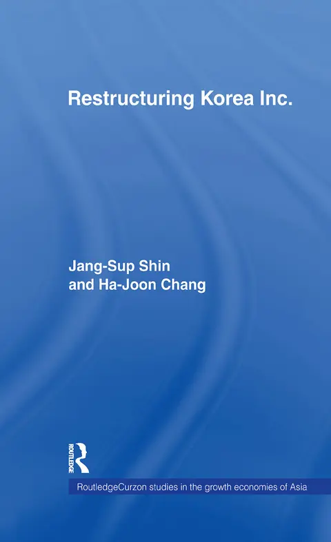 Cover of Restructurng Korea Inc