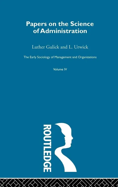 Cover of Papers on the Science of Administration
