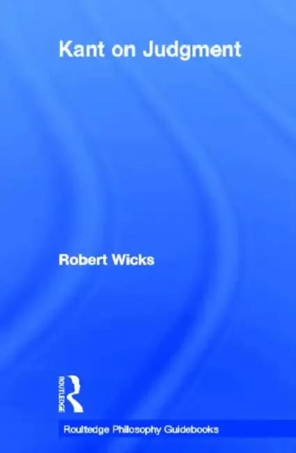 Cover of Routledge Philosophy GuideBook to Kant on Judgment