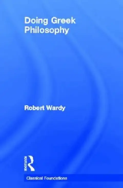 Cover of Doing Greek Philosophy