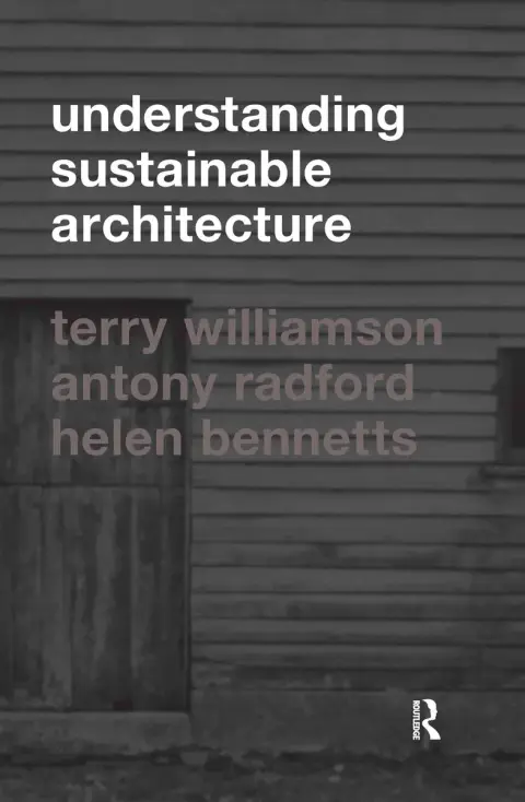Cover of Understanding Sustainable Architecture