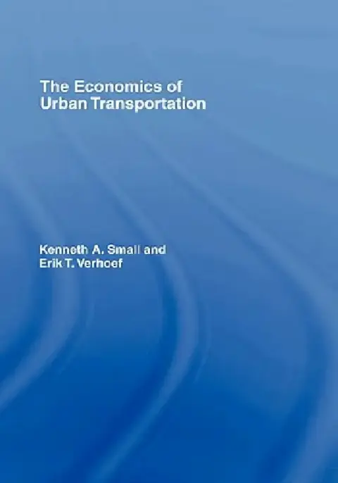 Cover of The Economics of Urban Transportation