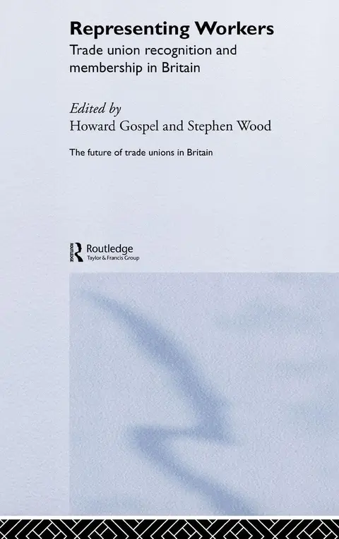 Cover of Representing Workers
