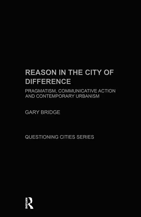 Cover of Reason in the City of Difference