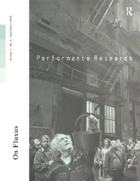 Cover of Performance Research Issu 3