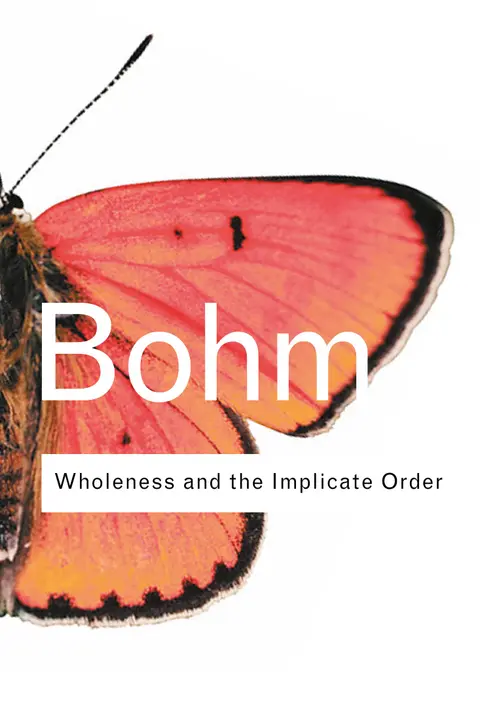 Cover of Wholeness and the Implicate Order