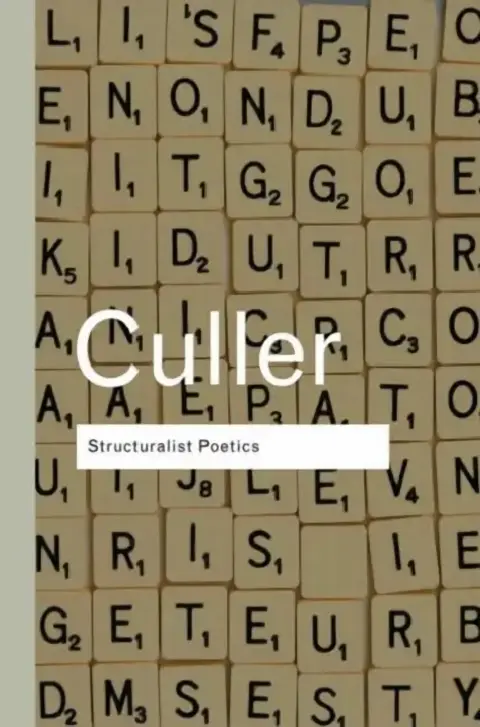 Cover of Structuralist Poetics