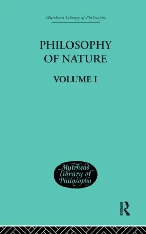 Cover of Hegel's Philosophy of Nature