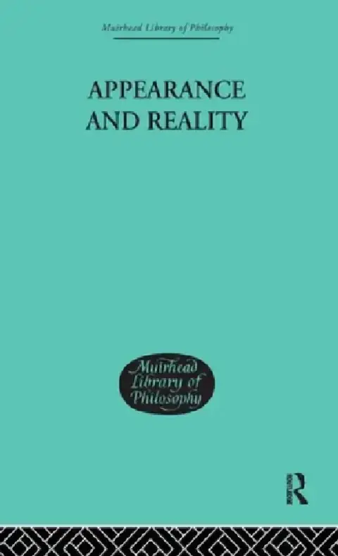 Cover of Appearance and Reality