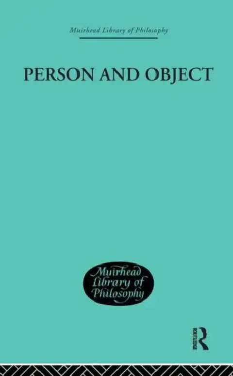 Cover of Person and Object