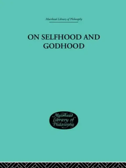 Cover of On Selfhood and Godhood