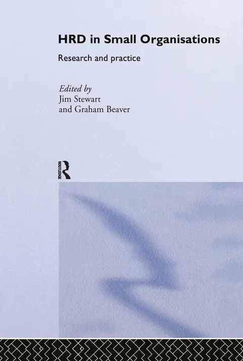 Cover of Hrd in Small Organizations