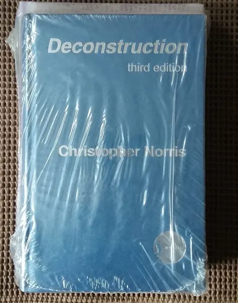 Cover of D. Structuralism, Post-Structuralism, Deconstruction