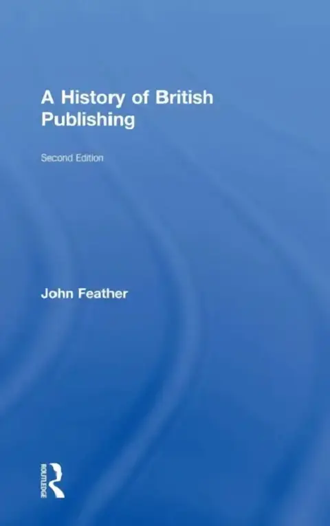 Cover of A History of British Publishing