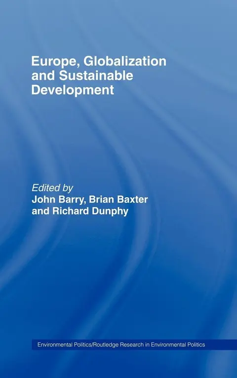 Cover of Europe, Globalization and Sustainable Development