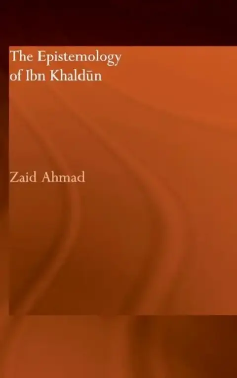 Cover of The Epistemology of Ibn Khaldun