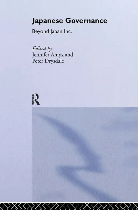 Cover of Japanese Governance