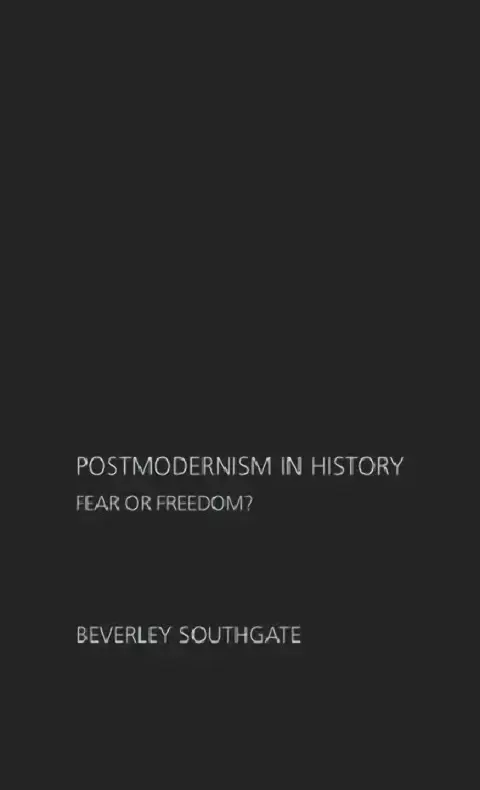 Cover of Postmodernism in History
