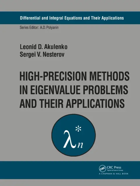 Cover of High-Precision Methods in Eigenvalue Problems and Their Applications