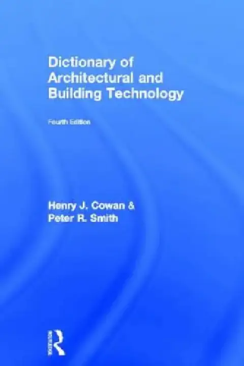 Cover of Dictionary of Architectural and Building Technology