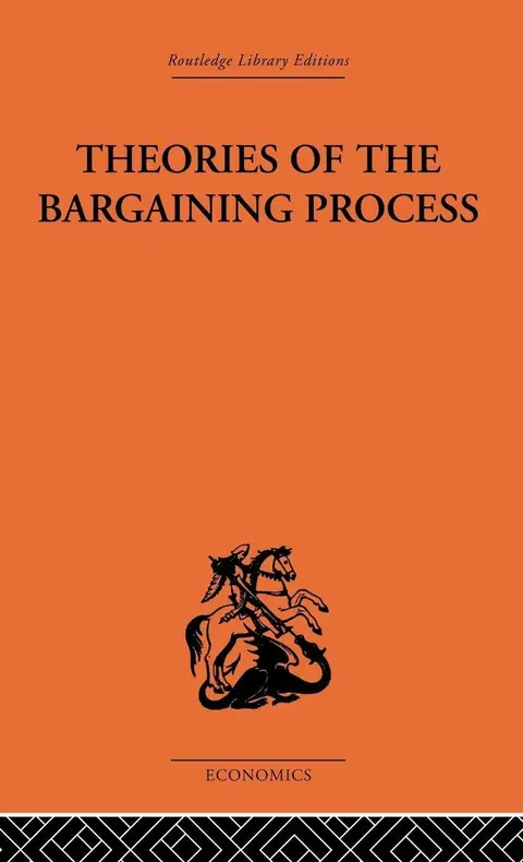 Cover of Theories of the Bargaining Process