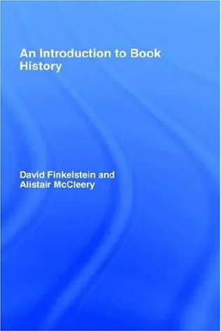 Cover of An Introduction to Book History