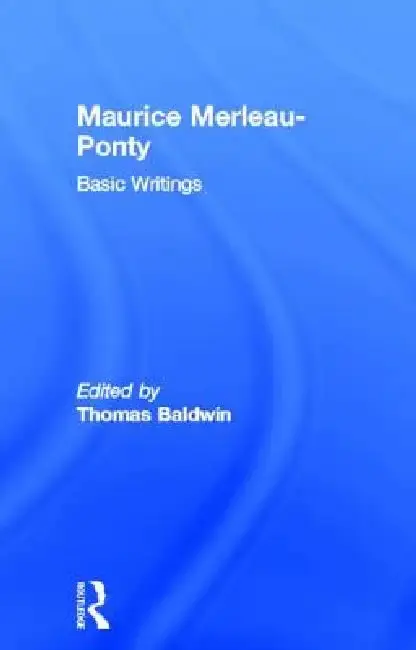 Cover of Maurice Merleau-Ponty