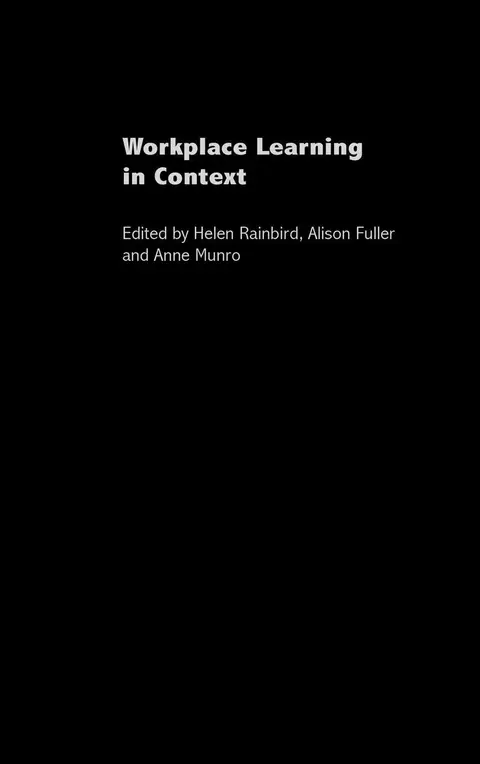 Cover of Workplace Learning in Context