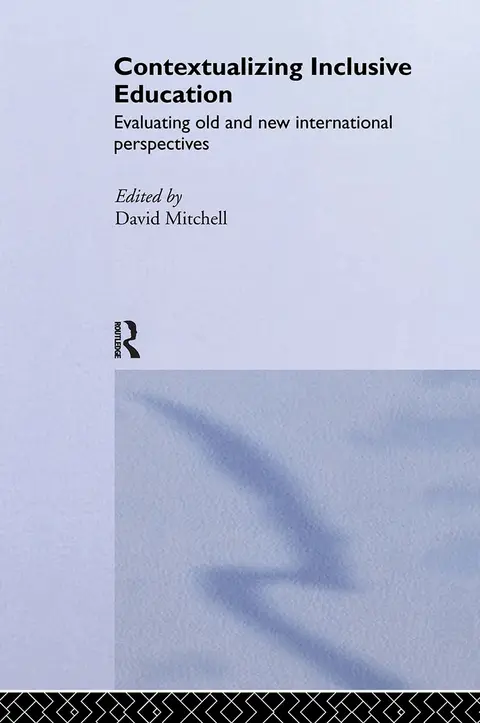 Cover of Contextualising Inclusive Education