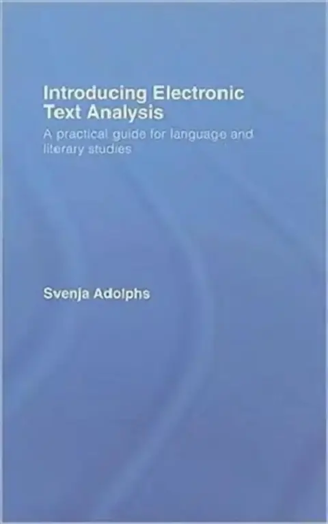 Cover of Introducing Electronic Text Analysis