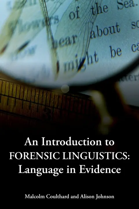 Cover of An Introducing Forensic Linguistics