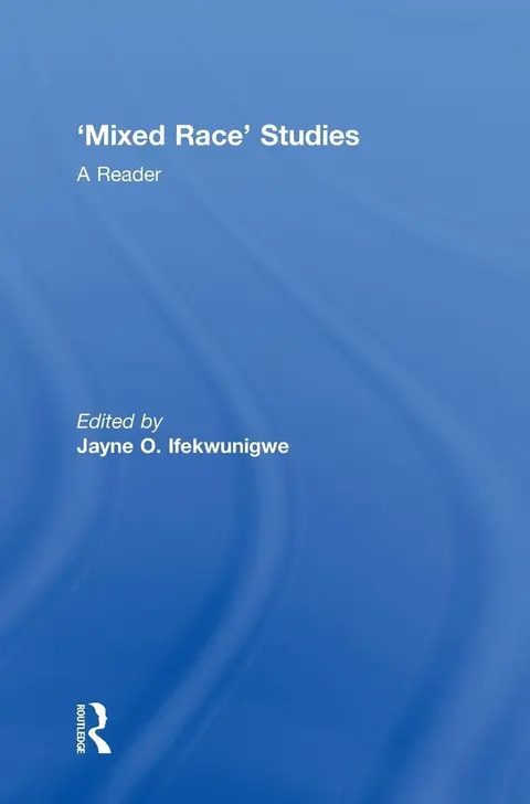 Cover of Mixed Race Studies