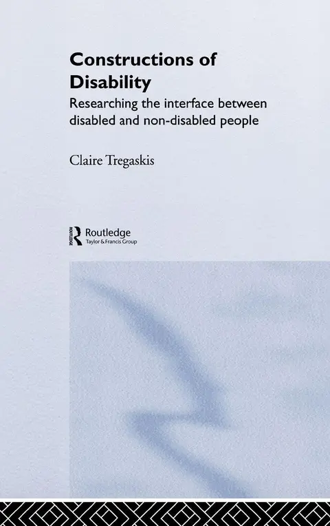 Cover of Constructions of Disability