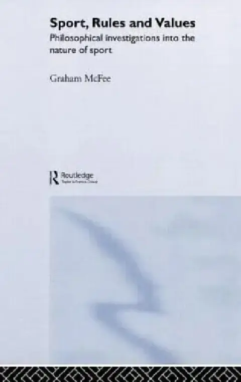 Cover of Sport, Rules and Values
