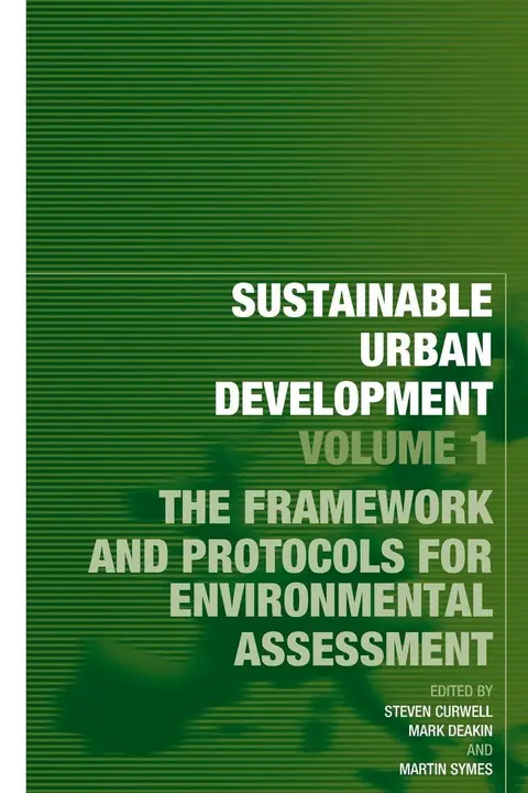 Cover of Sustainable Urban Development